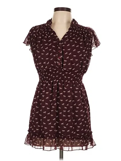 Pre-owned Torrid Casual Dress In Burgundy
