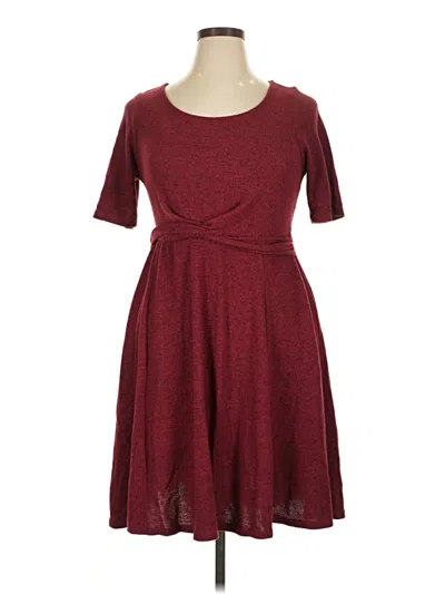 Pre-owned Torrid Casual Dress In Burgundy