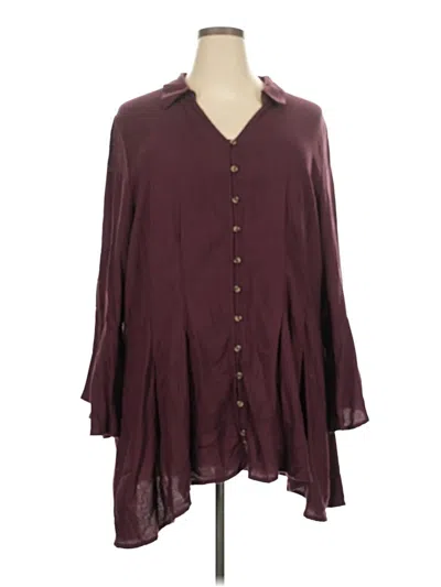 Pre-owned Torrid Casual Dress In Burgundy