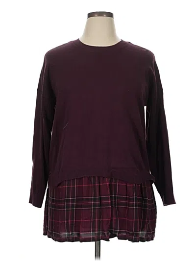 Pre-owned Torrid Casual Dress In Burgundy