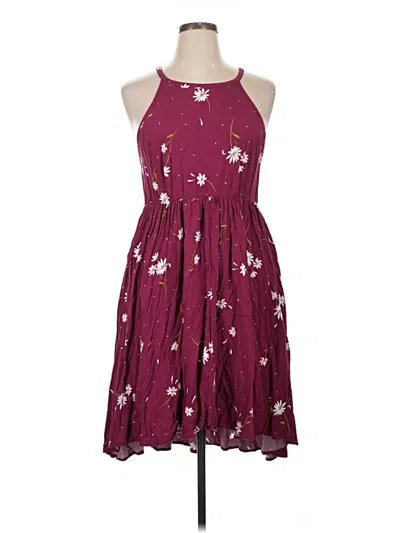 Pre-owned Torrid Casual Dress In Burgundy