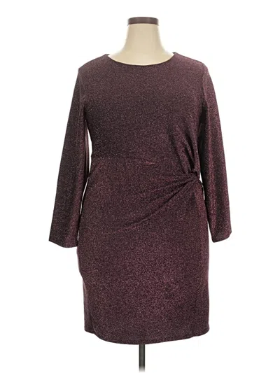 Pre-owned Torrid Casual Dress In Burgundy