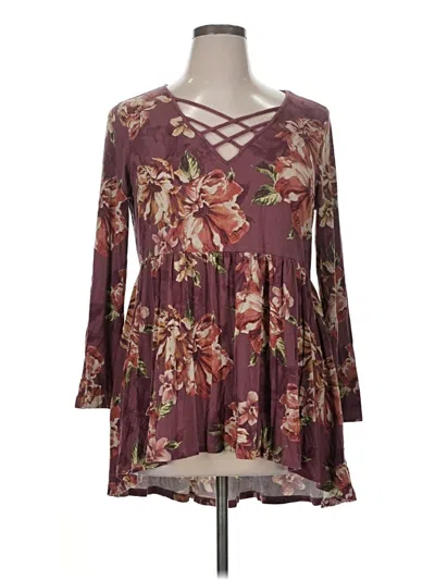 Pre-owned Torrid Casual Dress In Burgundy