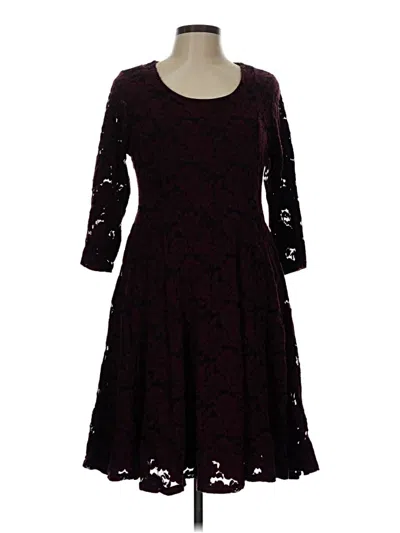 Pre-owned Torrid Casual Dress In Burgundy