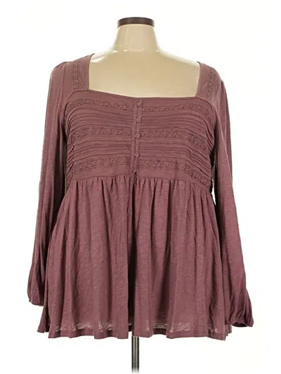 Pre-owned Torrid Casual Dress In Burgundy