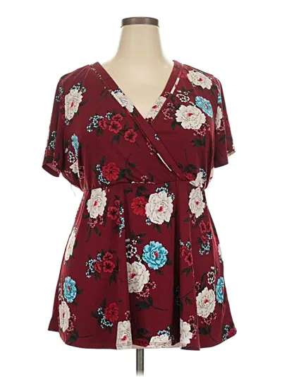 Pre-owned Torrid Casual Dress In Burgundy