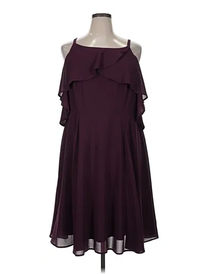 Pre-owned Torrid Casual Dress In Burgundy