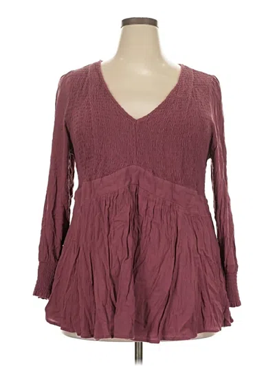 Pre-owned Torrid Casual Dress In Burgundy