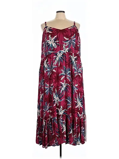 Torrid Casual Dress In Burgundy