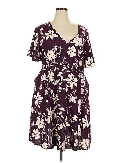 Torrid Casual Dress In Burgundy