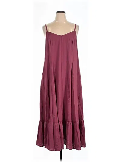 Torrid Casual Dress In Burgundy