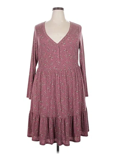 Pre-owned Torrid Casual Dress In Burgundy
