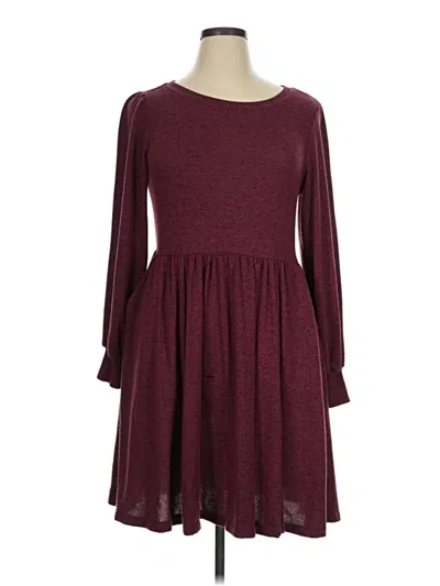 Pre-owned Torrid Casual Dress In Burgundy