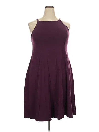 Pre-owned Torrid Casual Dress In Burgundy