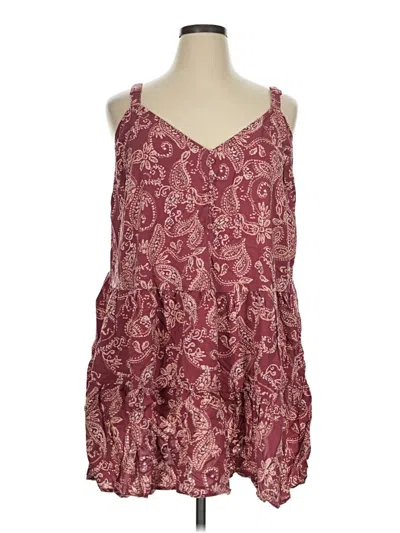 Pre-owned Torrid Casual Dress In Burgundy