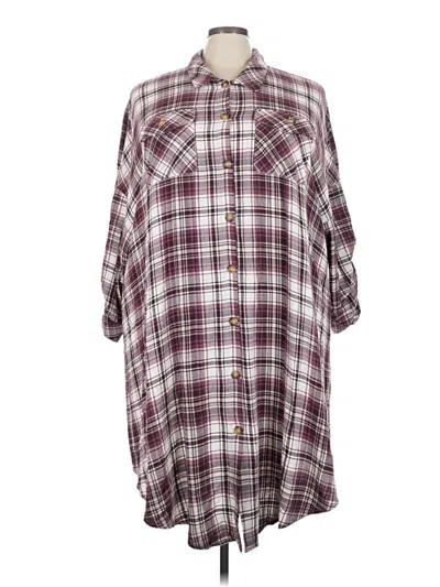 Pre-owned Torrid Casual Dress In Burgundy