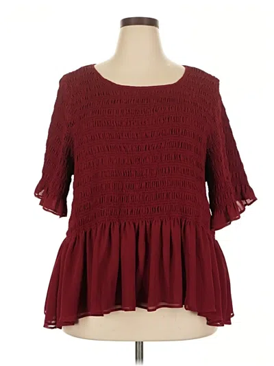 Pre-owned Torrid Casual Dress In Burgundy