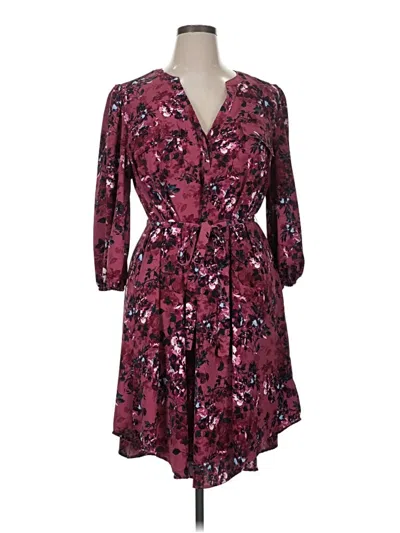 Pre-owned Torrid Casual Dress In Burgundy