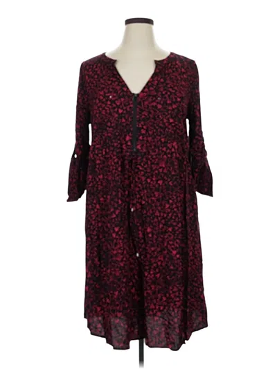Torrid Casual Dress In Burgundy