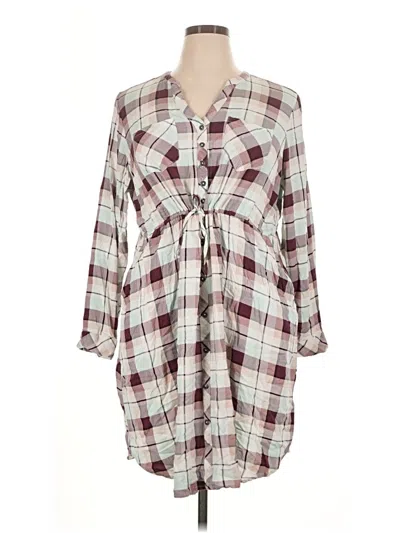 Pre-owned Torrid Casual Dress In Burgundy