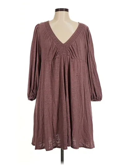 Torrid Casual Dress In Burgundy