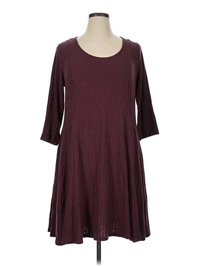 Pre-owned Torrid Casual Dress In Burgundy