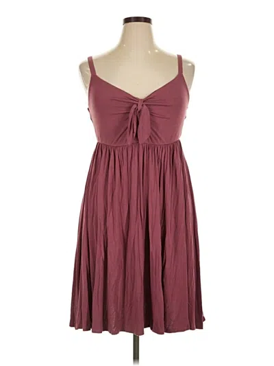 Pre-owned Torrid Casual Dress In Burgundy