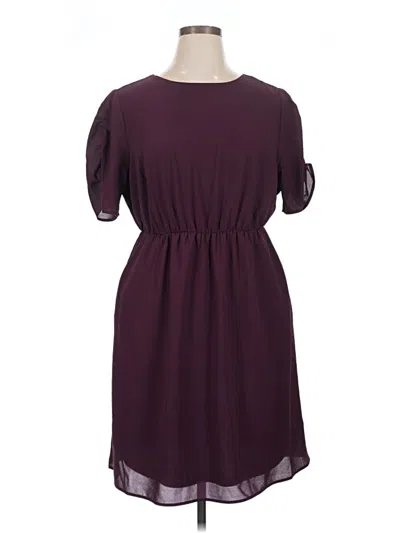 Pre-owned Torrid Casual Dress In Burgundy