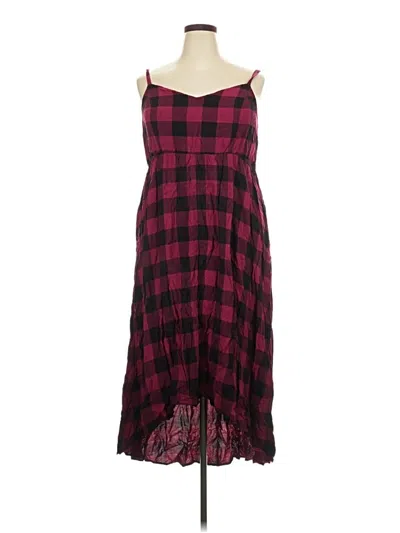 Pre-owned Torrid Casual Dress In Burgundy