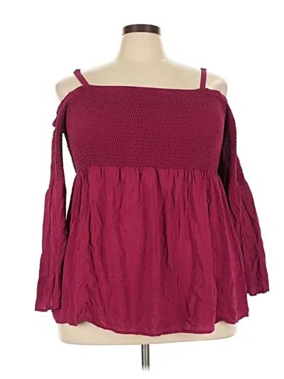 Pre-owned Torrid Casual Dress In Burgundy