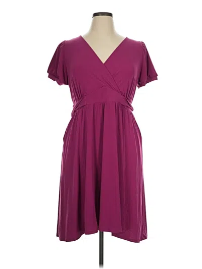 Pre-owned Torrid Casual Dress In Burgundy