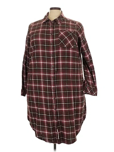 Pre-owned Torrid Casual Dress In Burgundy
