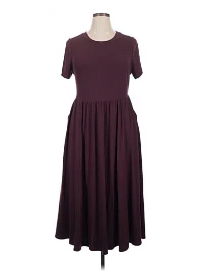Pre-owned Torrid Casual Dress In Burgundy