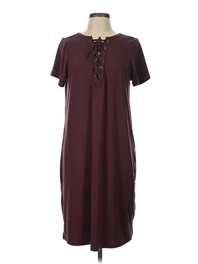 Pre-owned Torrid Casual Dress In Burgundy