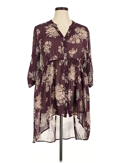 Pre-owned Torrid Casual Dress In Burgundy