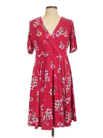 Pre-owned Torrid Casual Dress In Burgundy