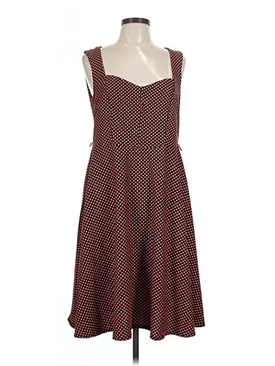 Pre-owned Torrid Casual Dress In Burgundy