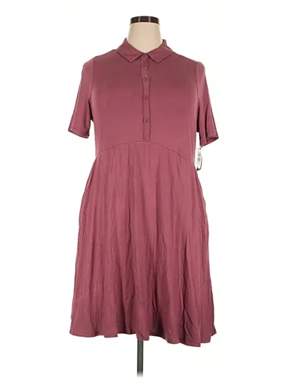 Pre-owned Torrid Casual Dress In Burgundy
