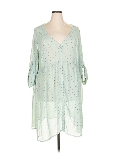 Pre-owned Torrid Casual Dress In Green