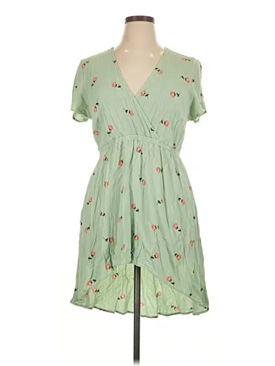 Pre-owned Torrid Casual Dress In Green