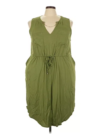 Pre-owned Torrid Casual Dress In Green