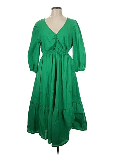 Pre-owned Torrid Casual Dress In Green