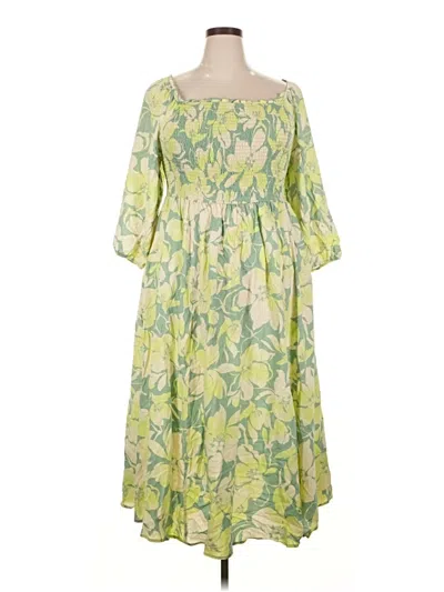 Pre-owned Torrid Casual Dress In Green