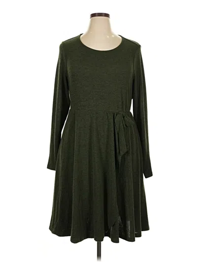 Pre-owned Torrid Casual Dress In Green