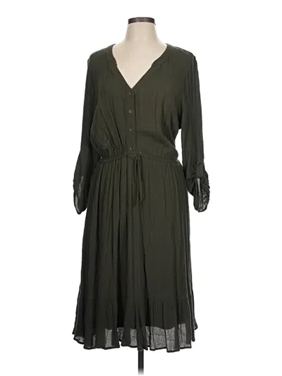Pre-owned Torrid Casual Dress In Green