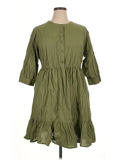 Pre-owned Torrid Casual Dress In Green