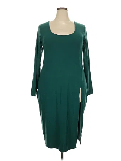 Pre-owned Torrid Casual Dress In Green