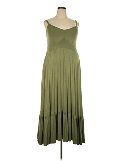 Pre-owned Torrid Casual Dress In Green