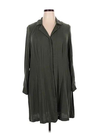 Pre-owned Torrid Casual Dress In Green