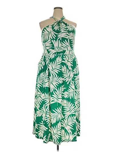 Pre-owned Torrid Casual Dress In Green
